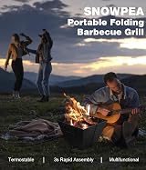 Snowpea Portable Fire Pit with Carry Bag, Collapsible Iron Bowl FP-01 view 5