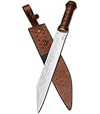 Amazon.com : Cold Steel Sax Knife with Leather Sheath, Chieftan's