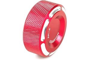 NAWENSON For Honda CB1000R CBR1000RR For Kawasaki NINJA Z750 Z1000 Z1000SX For Yamaha MT07 FZ07 MT09 FZ09 Motorcycle Accessories CNC Aluminum Rear Fluid Reservoir Cap Cover (Red)