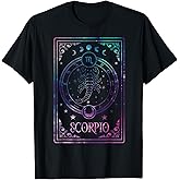 Scorpio Tarot October November Birthday Astrology Zodiac T-Shirt