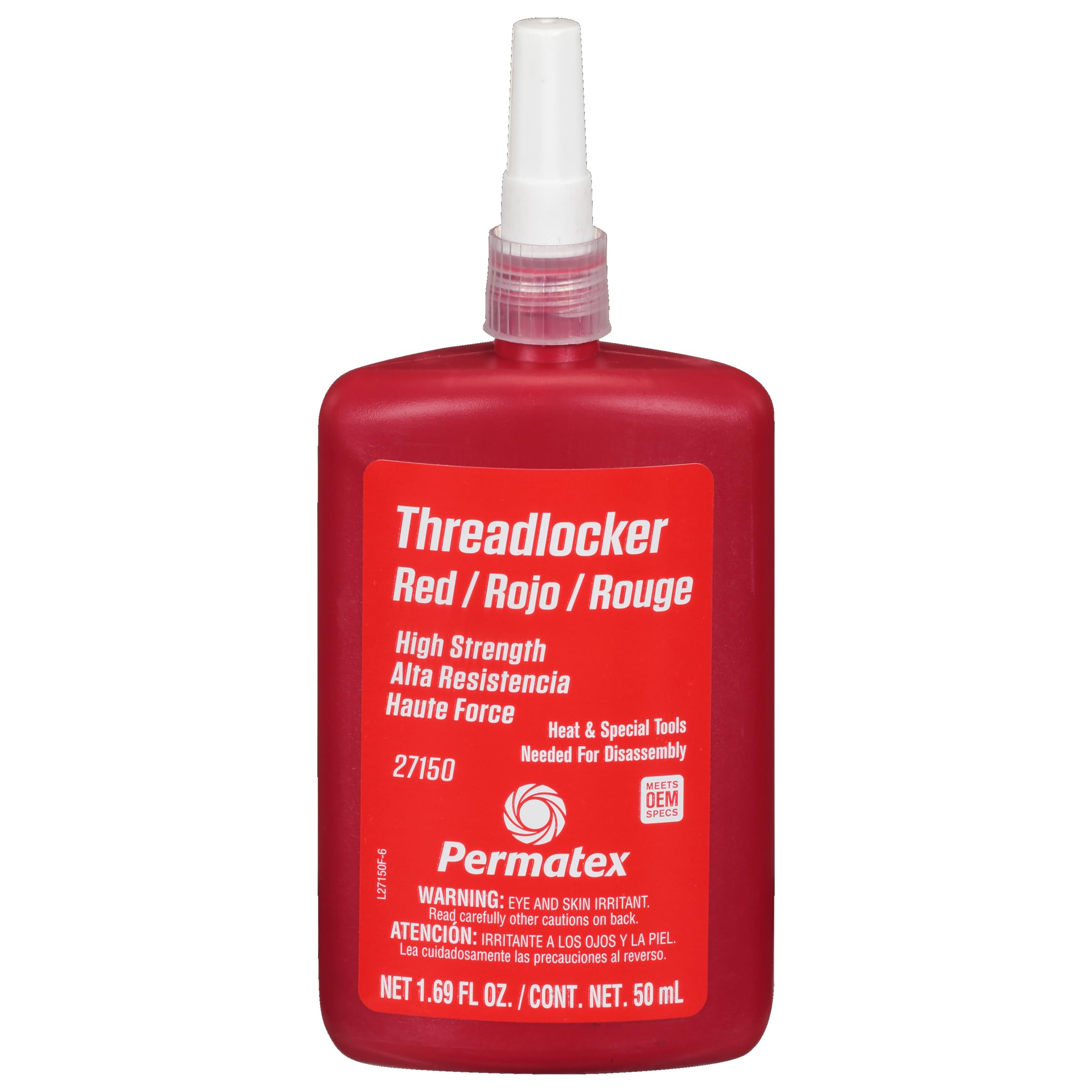 Permatex High Strength Threadlocker Red 50 ml - No. 27150 Image
