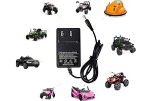 YOUHELLOME 12 Volt Powered Wheel Charger for Best Choice Products SUV Kids Ride On Cars Kidzone Bumper Car, Jeep,Class 2 Power Kids Electric Car Toys