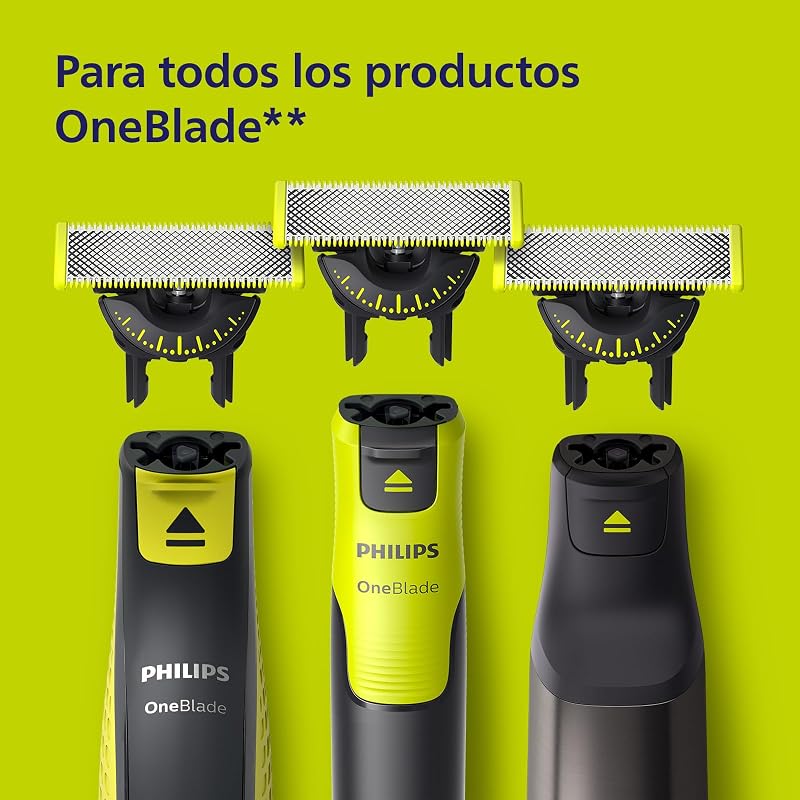 OneBlade Original 360 cuchillas, compatibles con todos los mangos OneBlade y Pro, 5 unidades (modelo QP450/50)