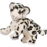 Douglas Irbis Snow Leopard Cub Plush Stuffed Animal | 14-Inch Long