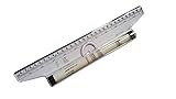 Actopus 12 Inches Plastic Parallel Rolling Ruler 30