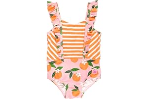 RuffleButts® Baby/Toddler Girls Ruffle Strap One Piece Swimsuit w/UPF 50+ Sun Protection