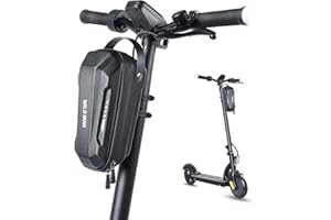 CHICLEW Scooter Storage Bag, Quick Release 2L Capacity Scooter Handlebar Bag for Carrying Charger Tools Repair Tools with Waterproof Hardshell, Compatible with Scooters, Bikes, Segway Ninebot and NIU