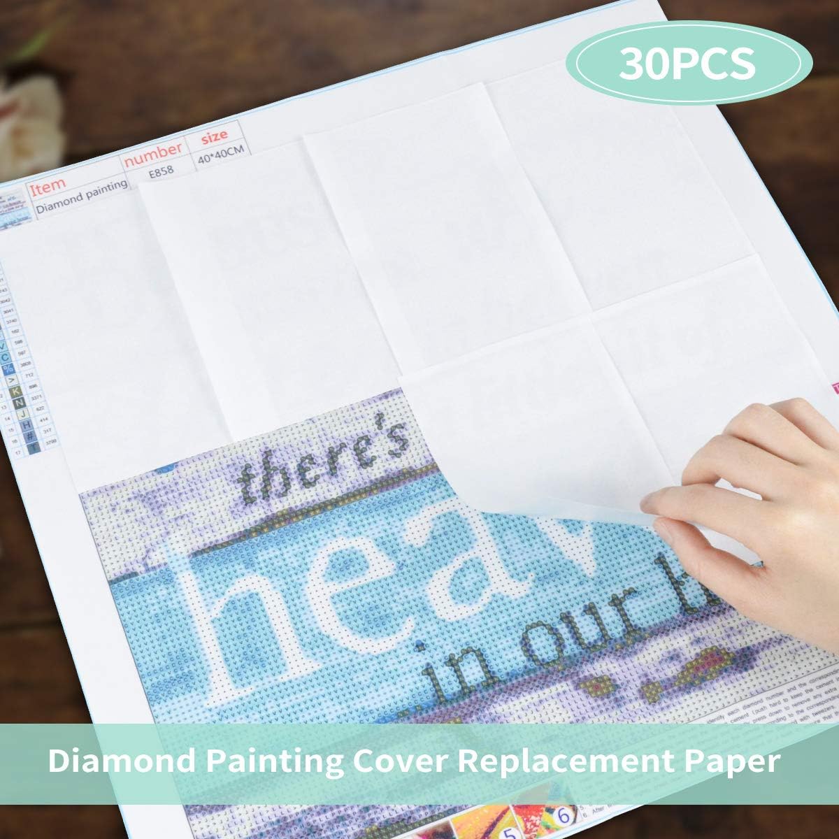 Amazon.com: Mlife Release Paper Cover for Diamond Painting - 15×10 cm