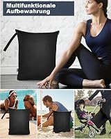 OTraki Wet Dry Waterproof Laundry Bag 16 x 20 Inches 2 Pack view 4