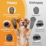 PICK FOR LIFE Anti Slip Dog Socks Paws 2 Pairs XL Brown view 3