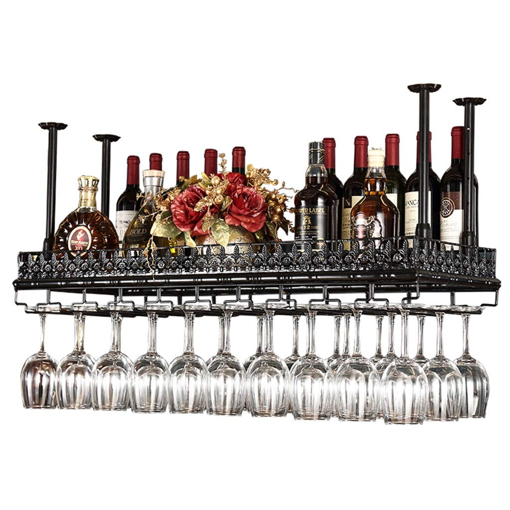 Wine Racks Adjustable Height Ceiling Mounted Hanging Wine Bottle