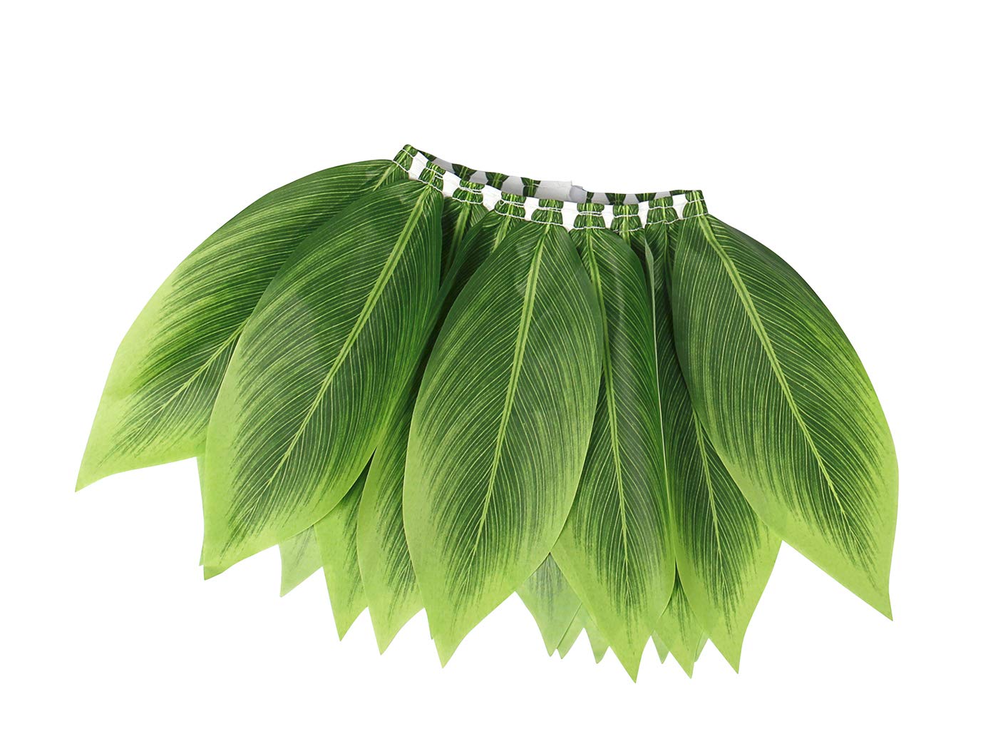 AmzBarley Boys Hula Skirt Palm Leaf Grass Skirts Hawaiian Fancy Dress up Accessories Kids Childs Birthday Party Cosplay Clothes Green S