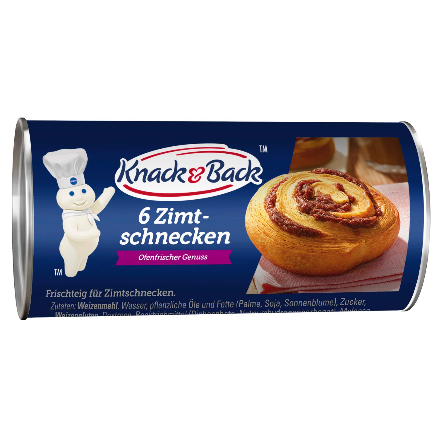 Knack Back Zimtschnecken Frischteig 6 Stuck 240 G Gekuhlt Amazon De Lebensmittel Getranke