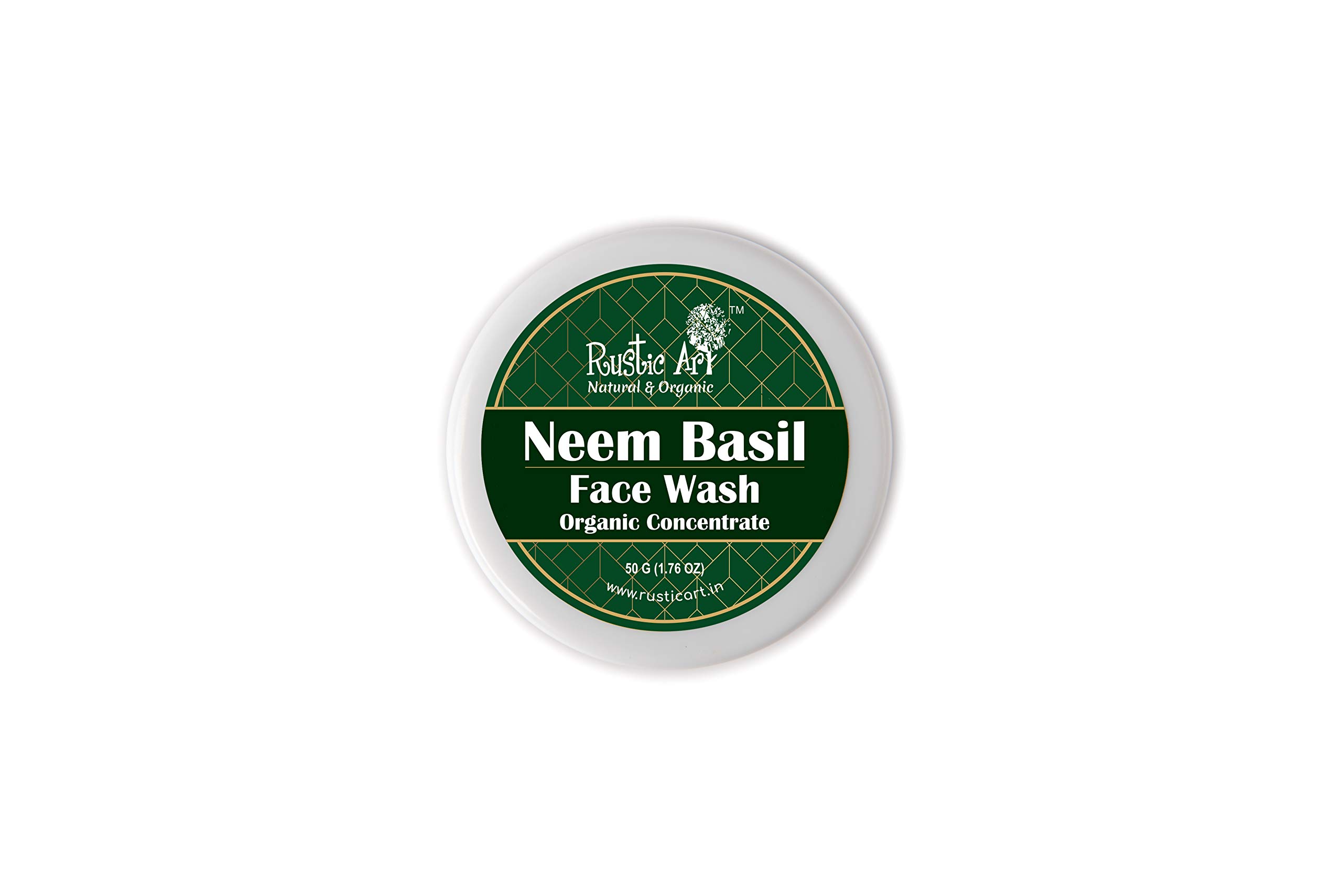 rustic neem basil face wash