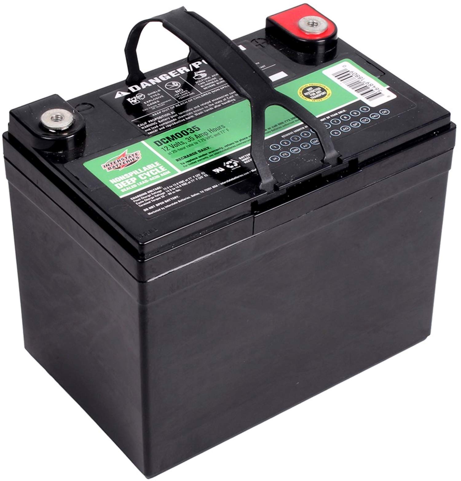 Buy Interstate Batteries 12V 35Ah AGM Deep Cycle Battery (DCM0035