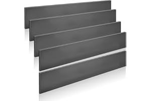 WENHUALI 5 Pack 12"x2"x0.12" 1095 Steel for Knife Making, Steel Flat Stock Bar Blade Billets Blanks for DIY Forging & Professional Use, Knife Making Forging for Knife Blanks, Custom Blade Crafting