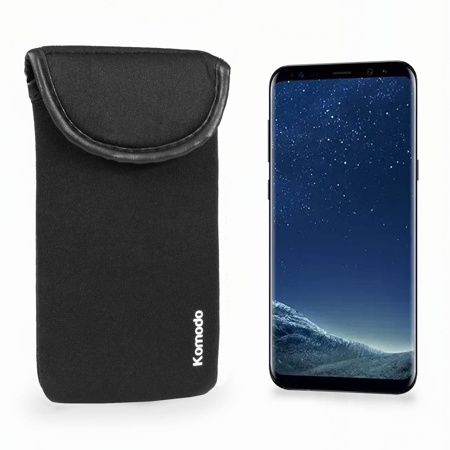 KOMODO Neoprene Phone Case for Samsung Galaxy Smartphone Padded Cover Sock Pouch (Galaxy S8) โ image 1