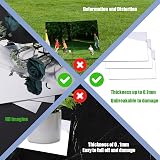 Abeillo 8Pcs 4.5"x6" Self Adhesive HD Acrylic Mirror Sheets Flexible Stickers view 3