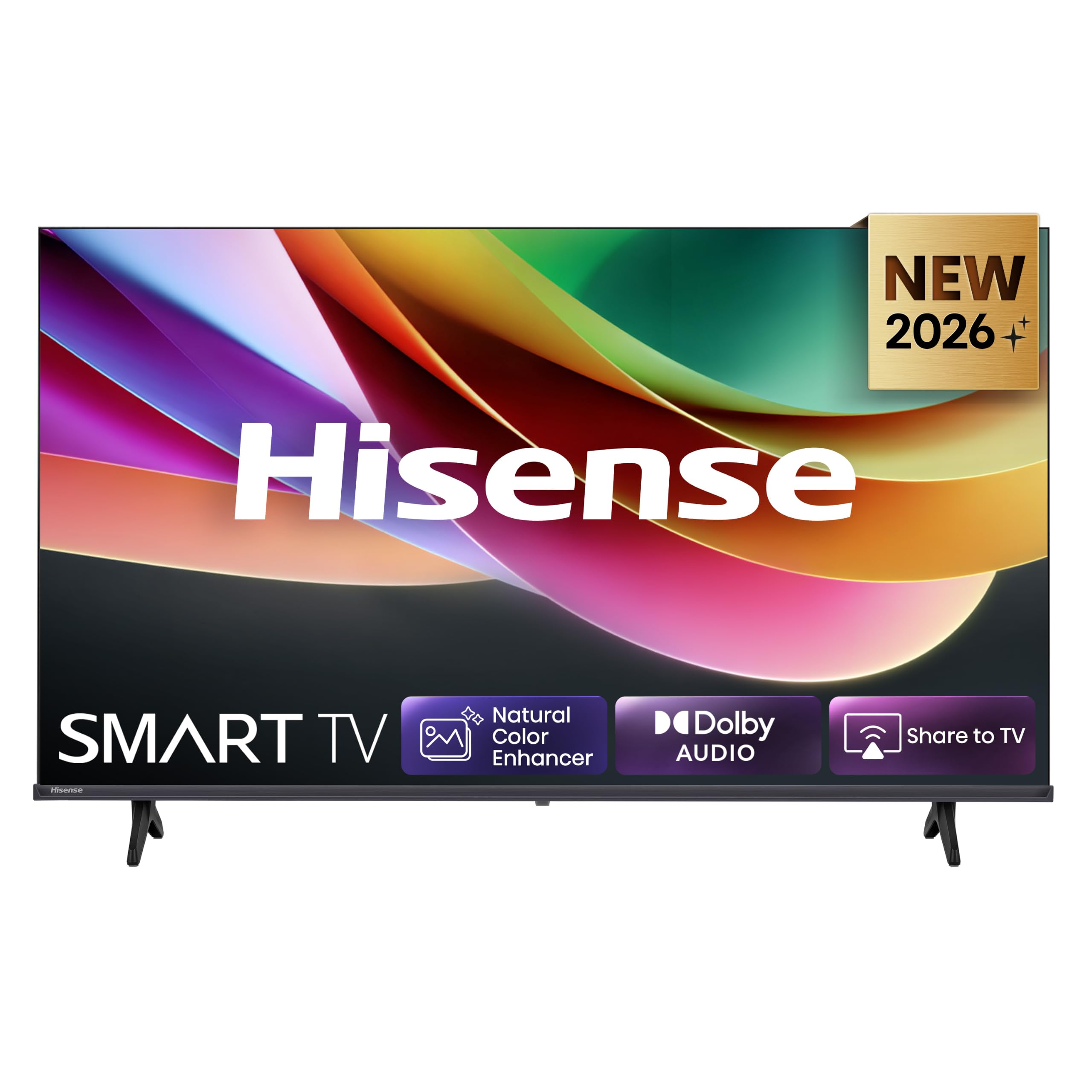 Hisense Smart TV 32" HD Ready 32E4ST, 60Hz, DTS Virtual X, VIDAA OS con 1000+ app, Game Mode, wifi, AirPlay2, Works with Alexa, lativù