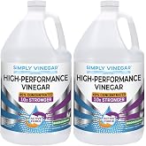 Simply Vinegar Industrial Strength 49% Vinegar, 1 Gallon, Pack of 2 | High-Performance Concentrated, Home, Garden, Driveways &amp; More, Biodegradable &amp; Bleach-Free, Not for Food Use