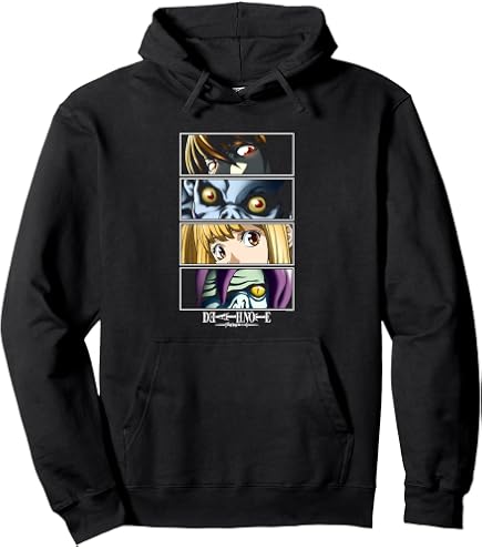 Amazon.com: Death Note Misa with Bright Pink Logo Anime Pullover
