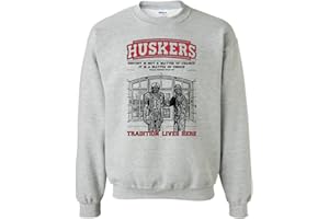 CornBorn Nebraska Sweatshirts - Fleece Husker Crewneck Pullovers
