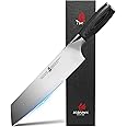 TUO Kiritsuke Knife, Japanese Chef Knife Vegetable Cleaver 8.5 inch, German HC Stainless Steel, Ergonomic Pakkawood Handle with Black Gift Box, Goshawk Series