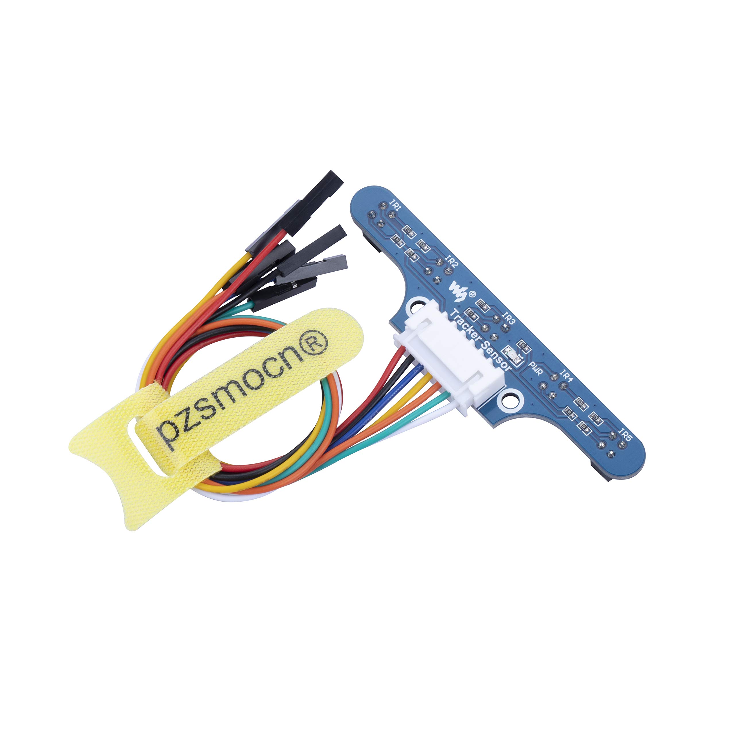 pzsmocn: Tracking Sensor Module, Have Infrared Line For Robot / 5-ch ITR20001 / T Infrared Detector, Strong Anti-Interference Ability, Stable Performance, Make the Robot Routing More Stable.