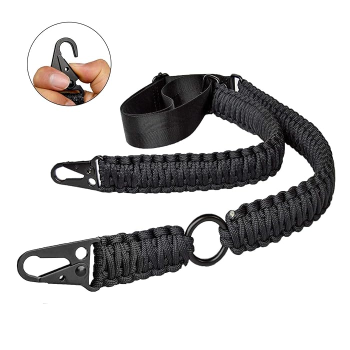 Buy Rifle Sling 550 Paracord Gun Sling Adjustable 1 & 2 Point Sling