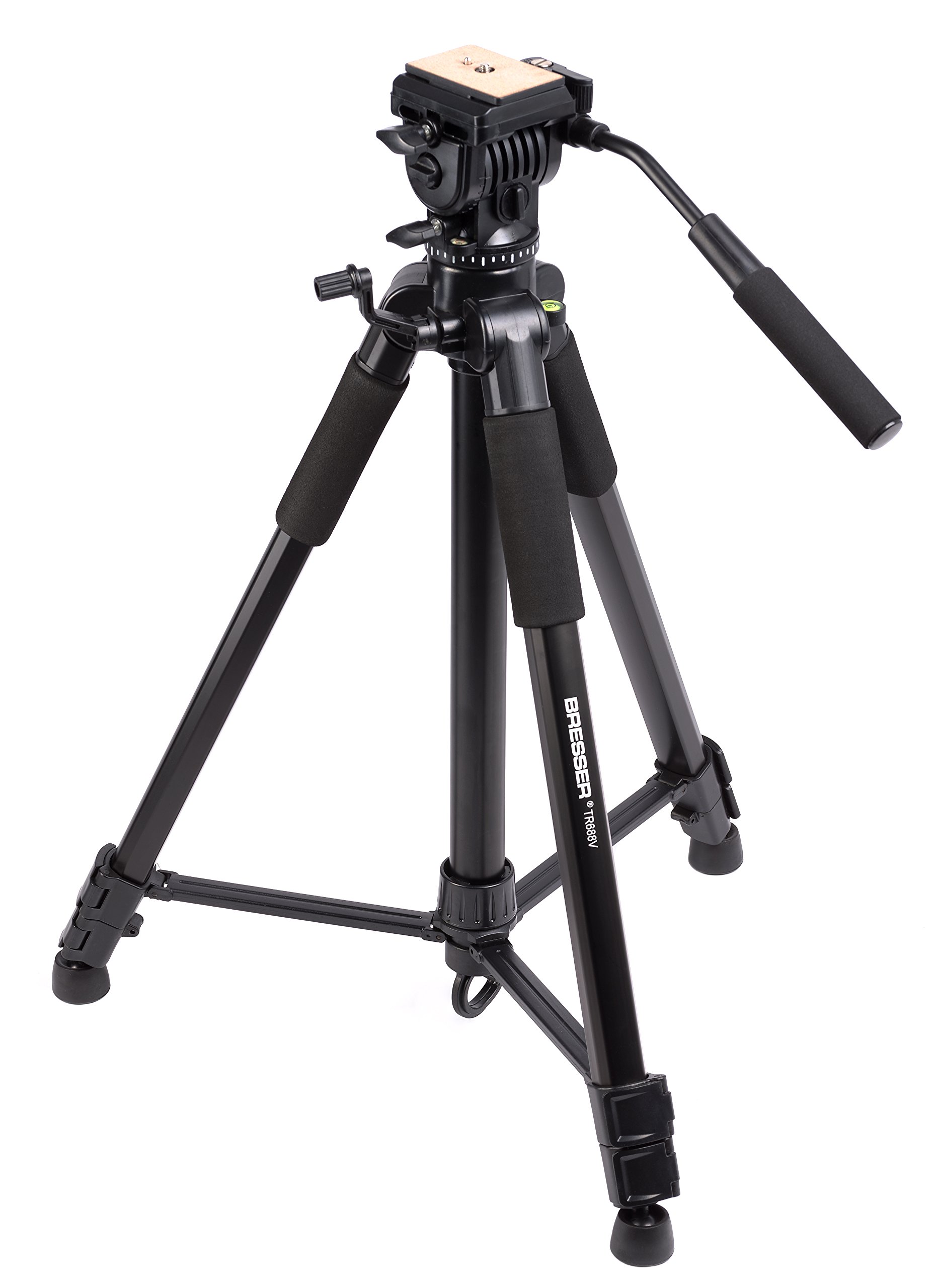 Bresser 688 V Video Tripod with 2-Way Head Black