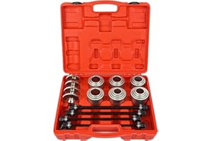 WINMAX TOOLS AUTOMOTIVE 28PCS ProfessionalPress & Pull Sleeve Kit for Removing Bearings Bushes Seals