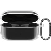 kwmobile Earphones Case for Technics EAH-AZ100 Case - Clear TPU Silicone Earbuds Cover - Transparent