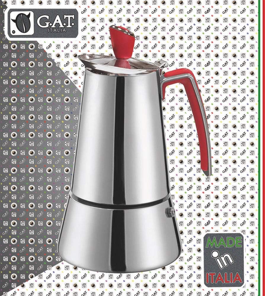 120 milliliters 4 Cup GAT 109104 Futura Induction Stove Top Italian