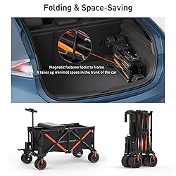 WISELD GT3 Electric Wagon Cart with 2