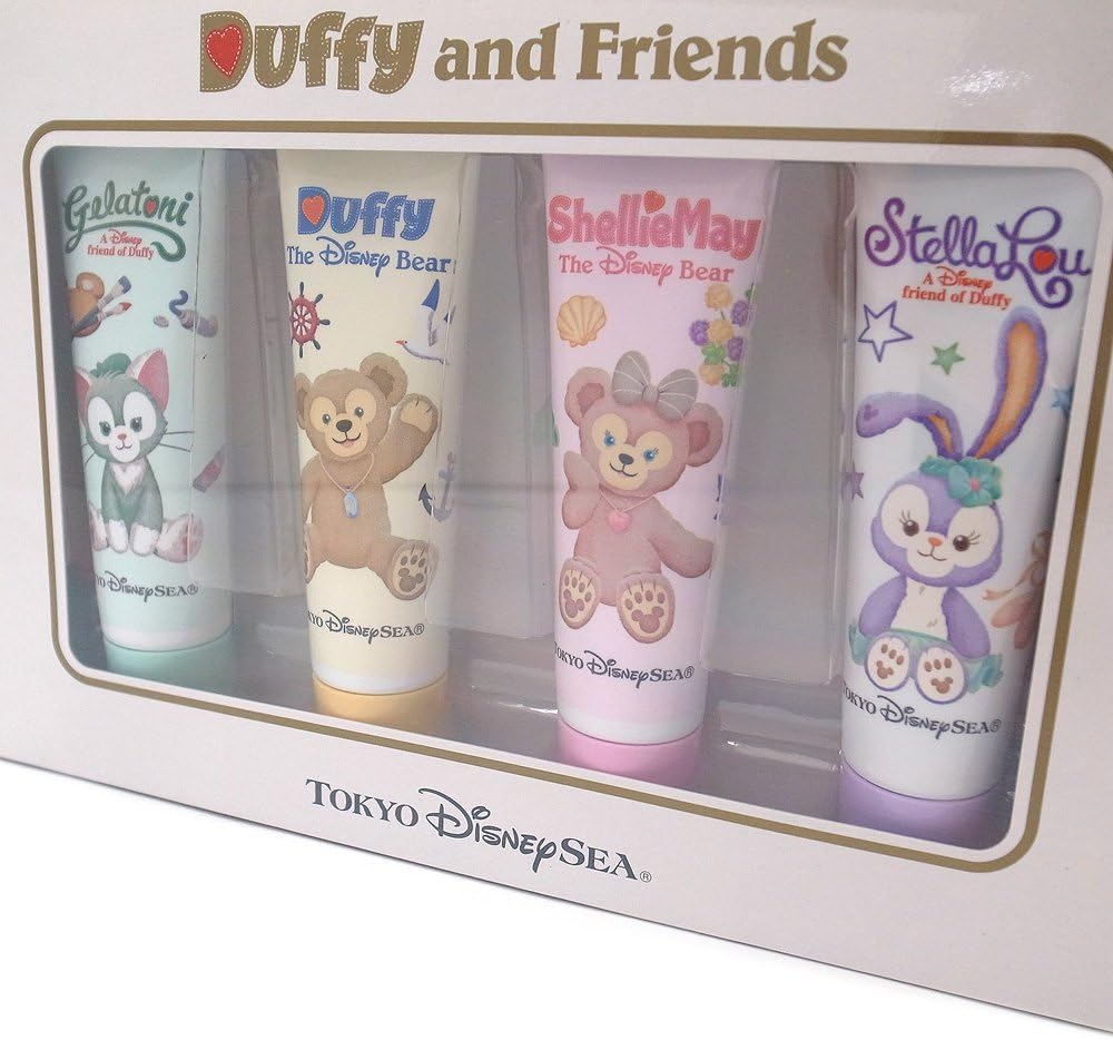Amazon ダッフィー ハンドクリームセット ダッフィー フレンズ ダッフィー シェリーメリ ジェラトーニ ステラルー のハンドクリーム 4個セット 東京ディズニーシー限定 ダッフィーグッズ クリアホルダー 文房具 オフィス用品