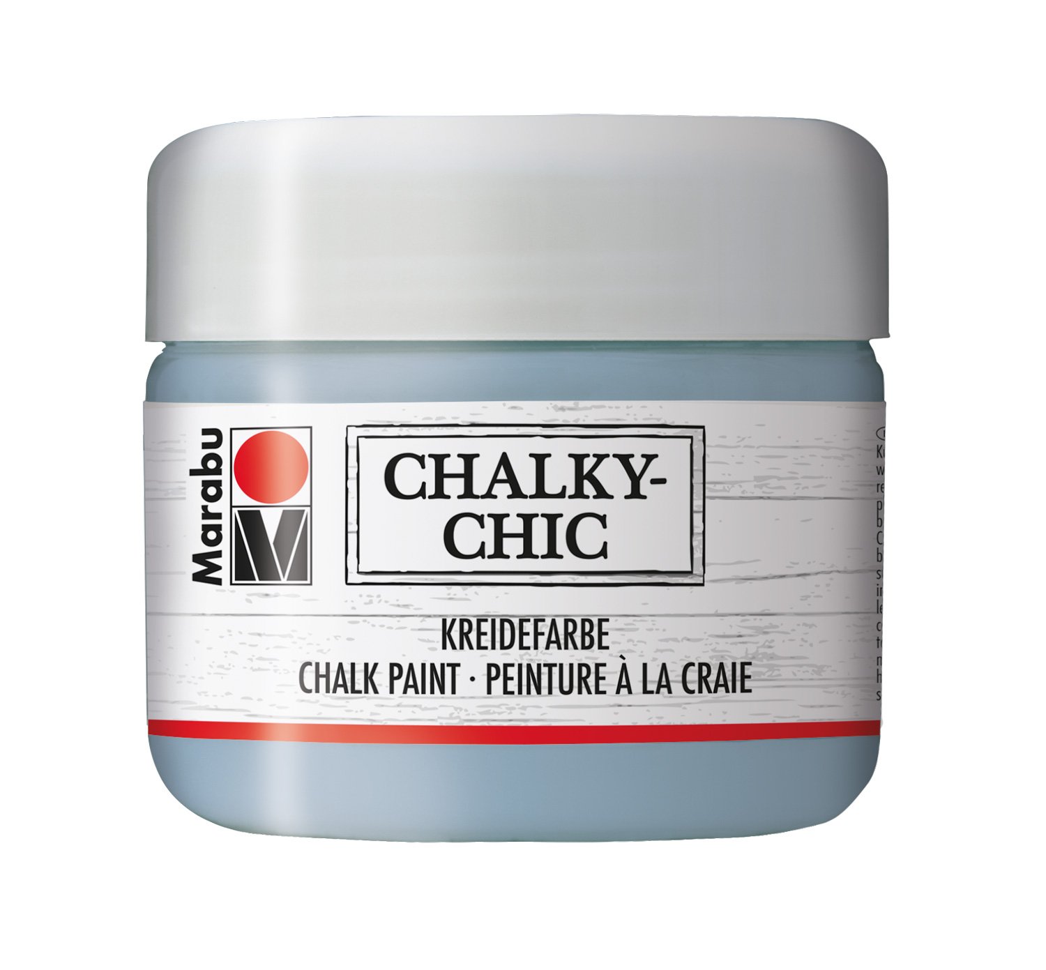 Marabu Chalky-Chic 225 ml grey blue, Paint, 225ml