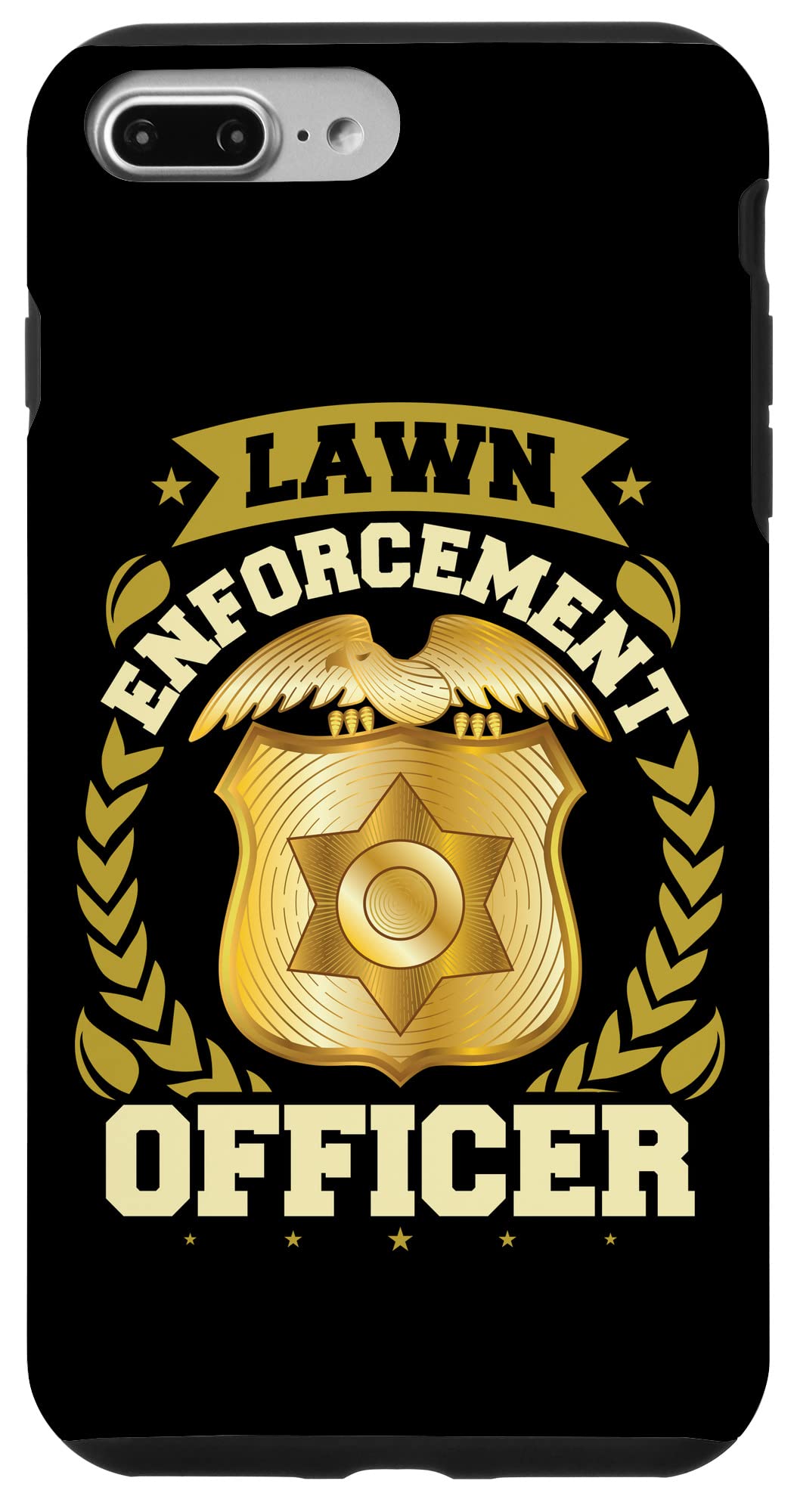 iPhone 7 Plus/8 Plus Gardening Lawnmower Mowing Lawn Enforcement Officer Case