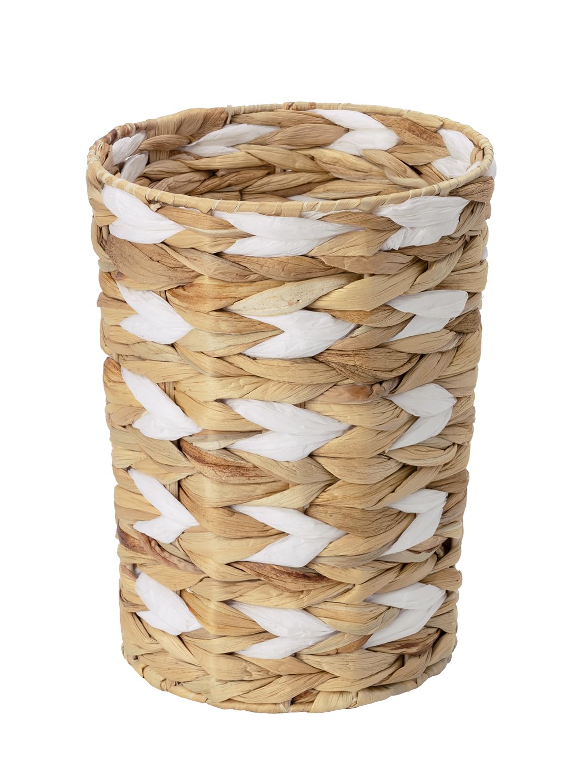 StorageWorks Wicker Waste Basket – Handwoven Seagrass & Paper Rope – Small Trash Can For Bathroom, Bedroom - View #2