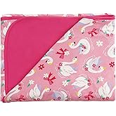 EASWEET Baby Blanket, Soft Stretchy Quilt for Newborn Baby and Toddler, Nursery Blanket for Boys and Girls, Viscose Derived from Bamboo, 47''x 47'', Swan Song, One Size