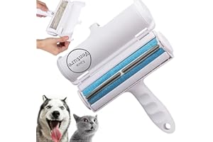 Nova Venture™ Reusable Pet Hair Remover Lint Roller - Ultimate Dog & Cat Hair Removal Tool for Furniture, Carpet, Laundry - Essential Pet Supplies and Accessories.