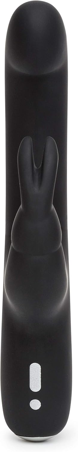 Lovehoney Happy Rabbit Rechargeable G-Spot Slim Black Rabbit Vibrator for Women - Image 3