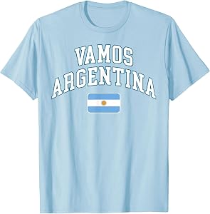 Vamos Argentina Flag Argentina Pride T-Shirt