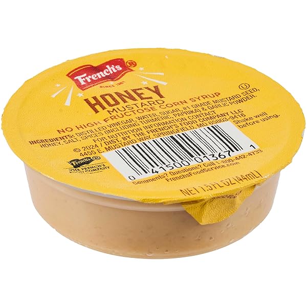 FRENCH’S HONEY MUSTARD, SINGLE-SERVE DIP CUP, SWEET AND...