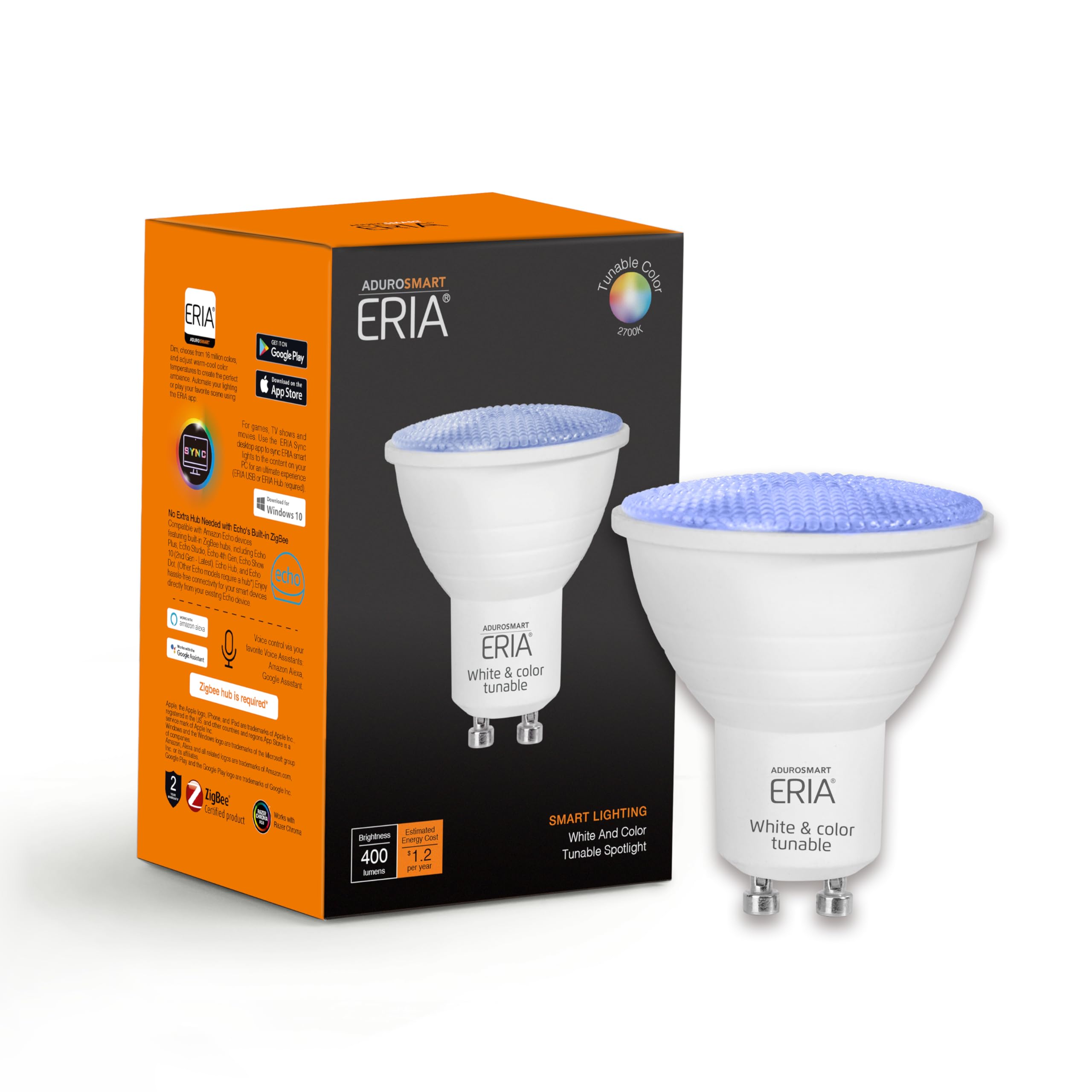 AduroSmart ERIA GU10 Tunable Colour & White