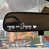 Christian Decal, Rear View Mirror Decal, Faith Car