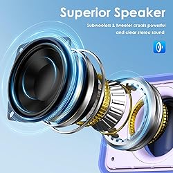 Karaoke Machine,Portable Bluetooth Speaker with 2