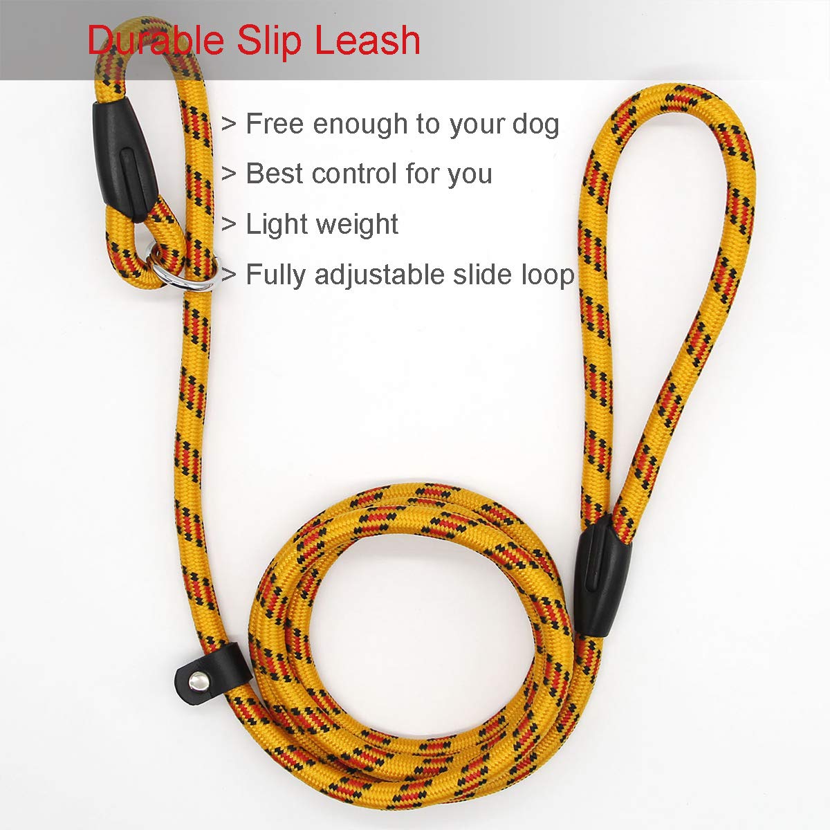 Galleon Coolrunner Nylon Dog Leash, 5 FT Dog Training Leash, Strong