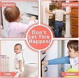 REDTRON Adjustable Cupboard Locks 6 Pack Baby Safety Cabinet Drawer Latches view 6