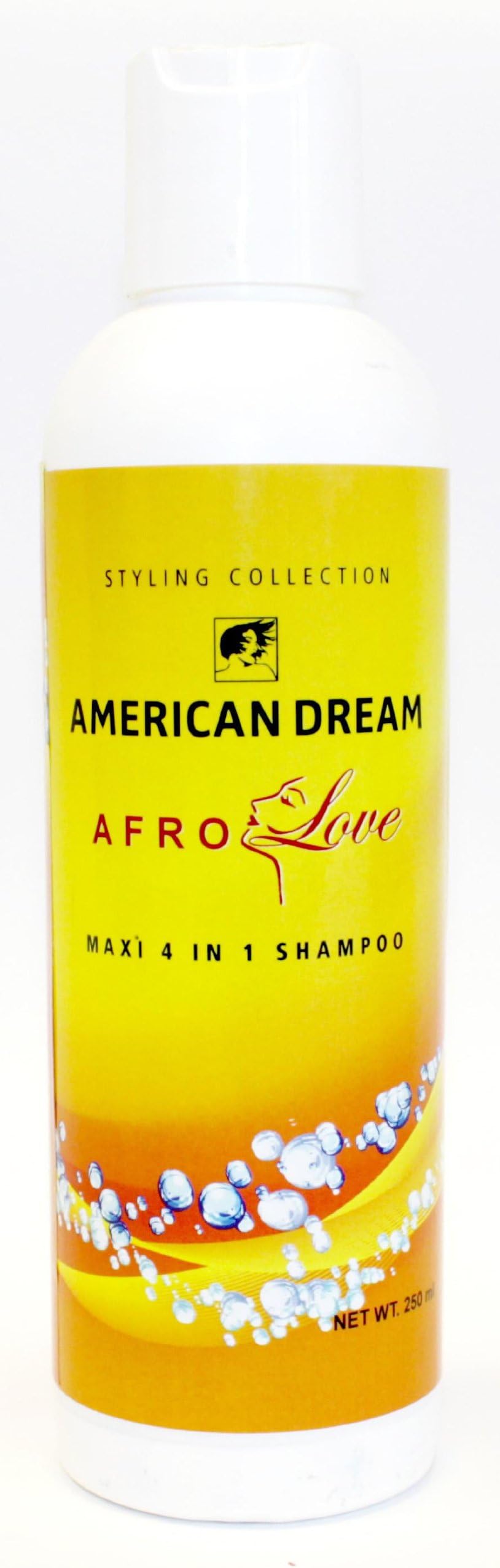 American Dream Afro Love Maxi 4-in-1 Shampoo 250ml Pack of 2