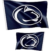 Desert Cactus Penn State Flag Double Sided The Pennsylvania State University PSU Nittany Lions Banners 100% Polyester Indoor Outdoor 3x5 feet Flags (Double Sided - Flag 1)